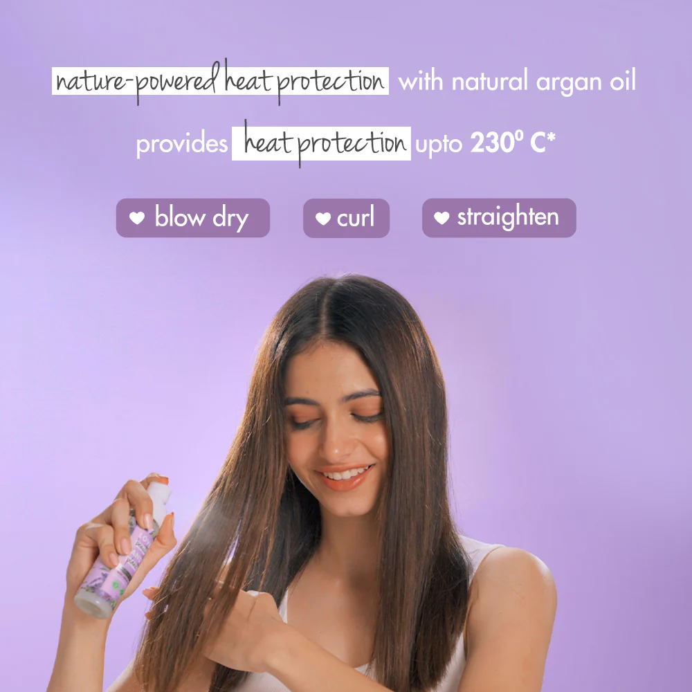 Argan Oil & Lavender Heat Protect & Conditioning Mist - Image 4