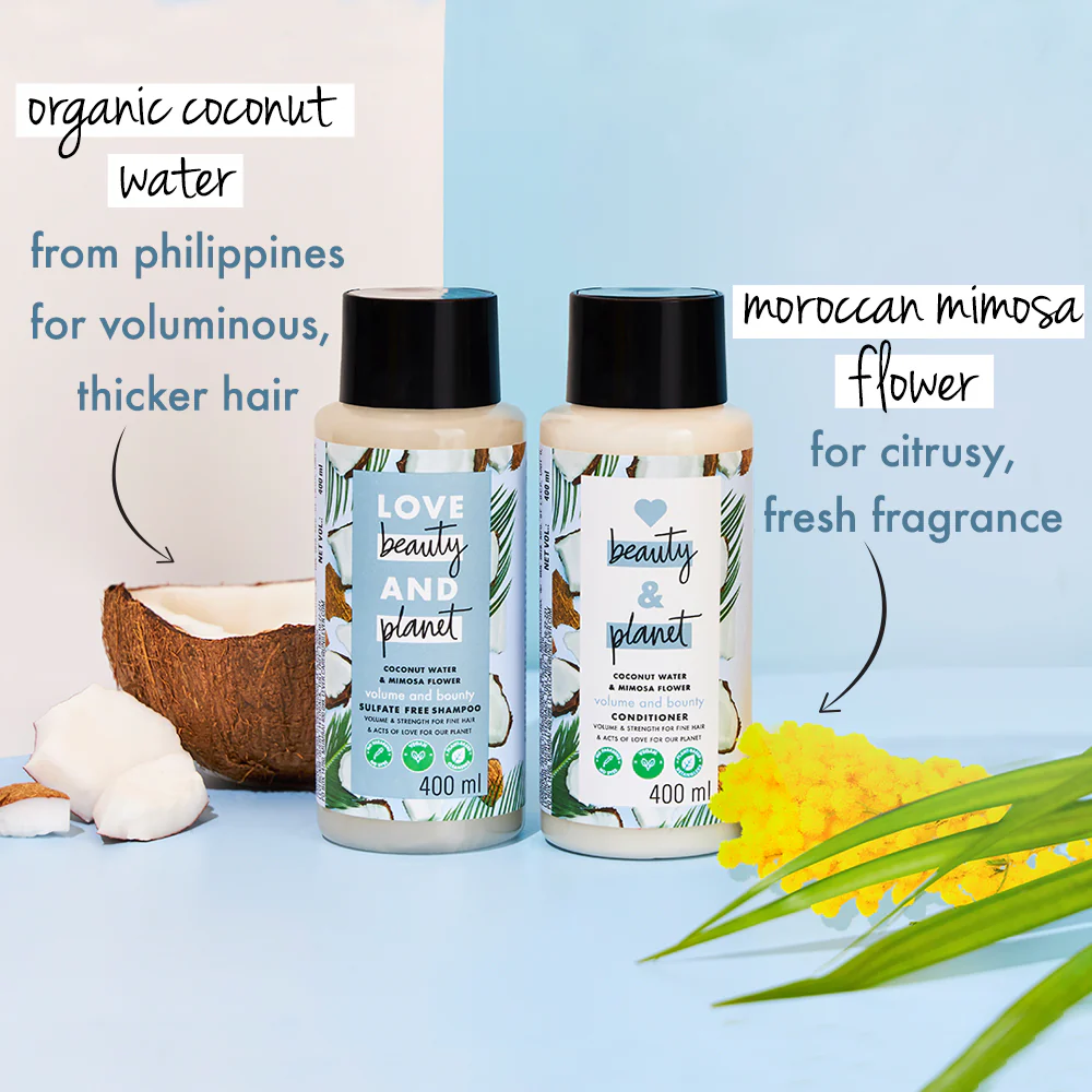 Coconut Water & Mimosa Flower Conditioner - 400 ml - Image 3
