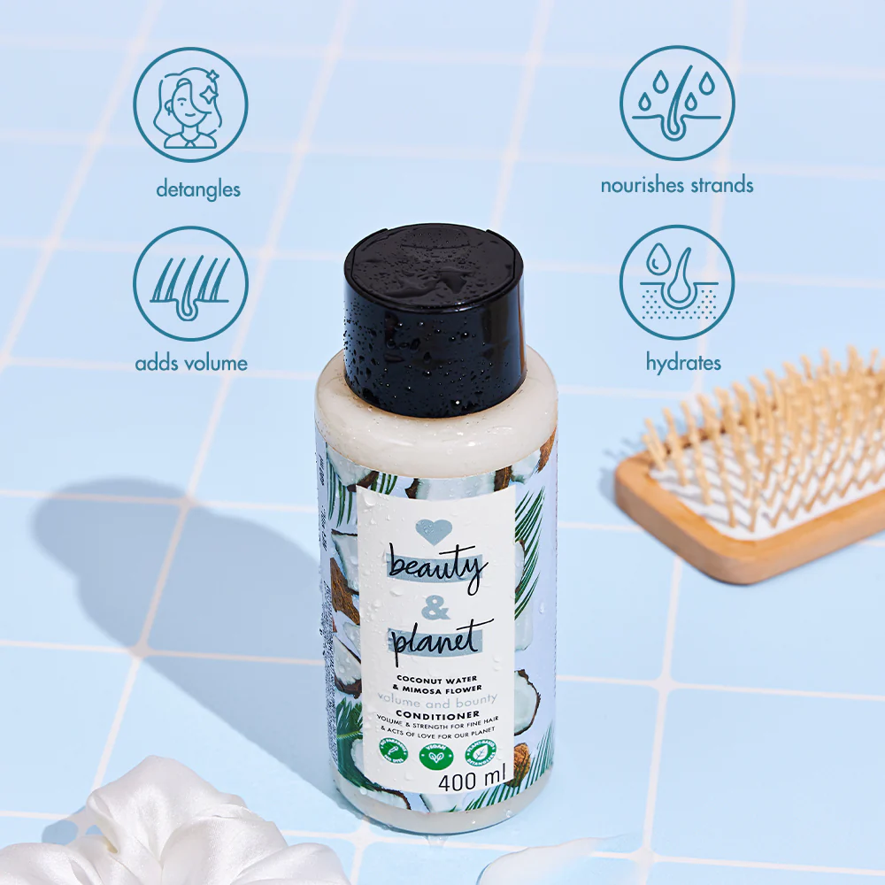Coconut Water & Mimosa Flower Conditioner - 400 ml - Image 6