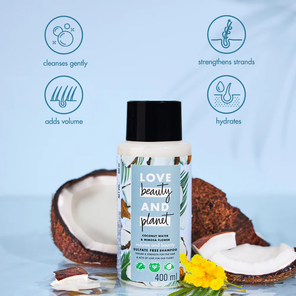 Coconut Water & Mimosa Flower Shampoo - 400 ml - Image 6