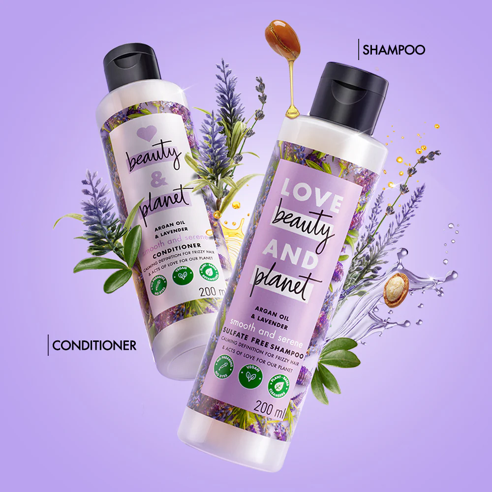 Argan Oil & Lavender Shampoo + Conditioner Combo - 200ml Each - Image 4