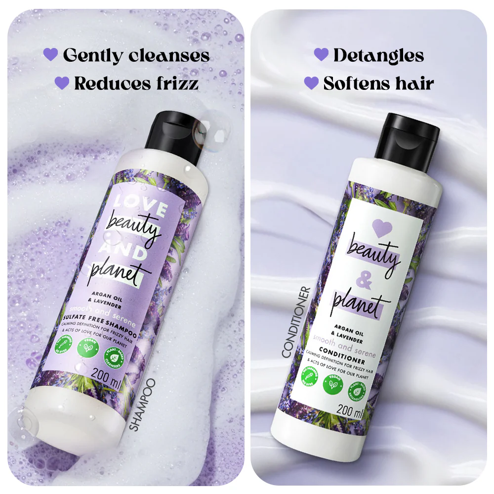 Argan Oil & Lavender Shampoo + Conditioner Combo - 200ml Each - Image 5