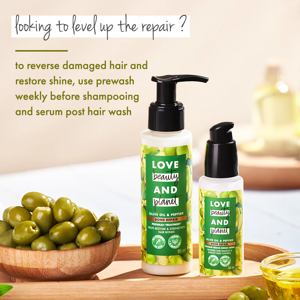 Olive oil & Peptide Bond Repair Damage Rescue Serum Crème - Image 9