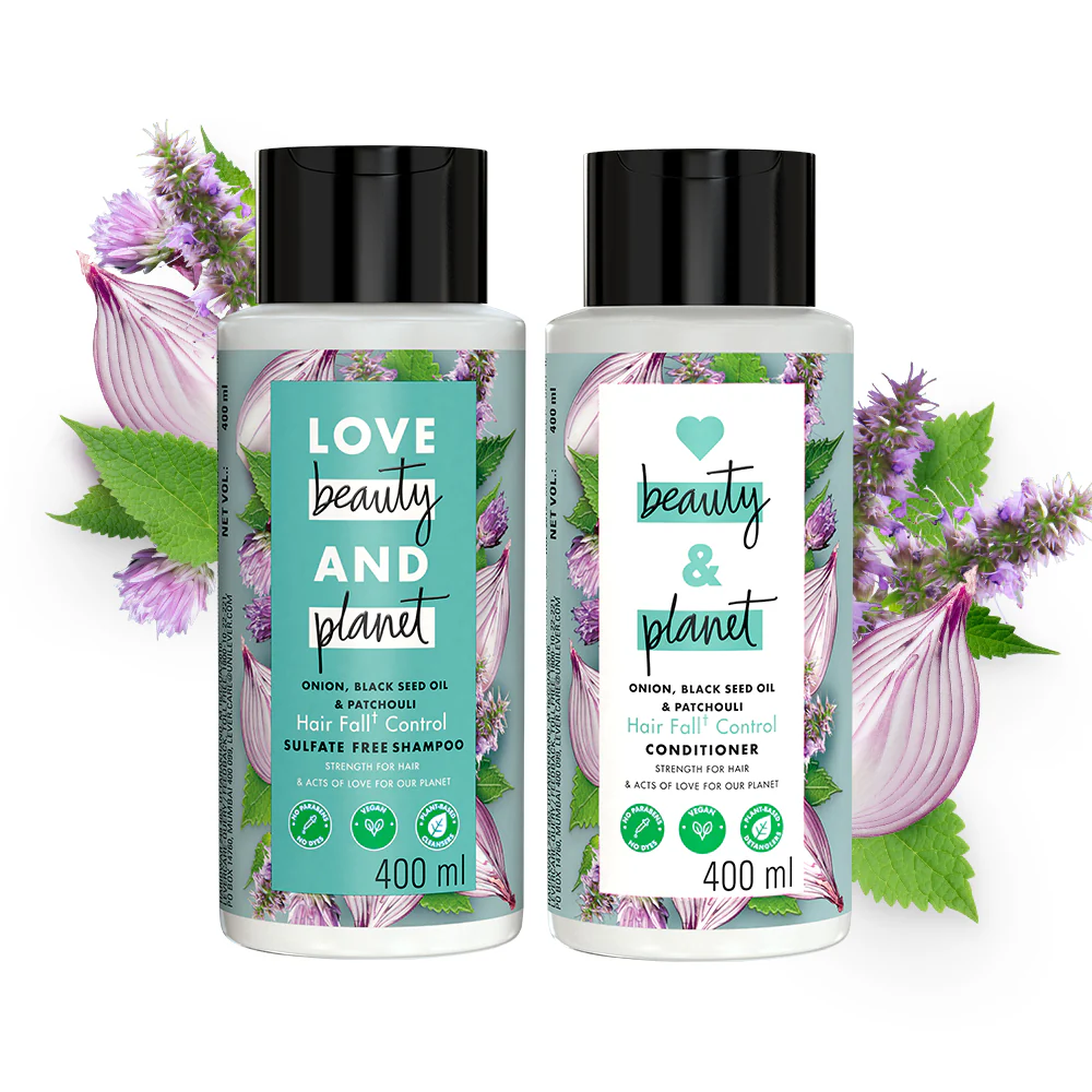 Onion, Black Seed & Patchouli Shampoo + Conditioner Combo - 400 ml Each - Image 10