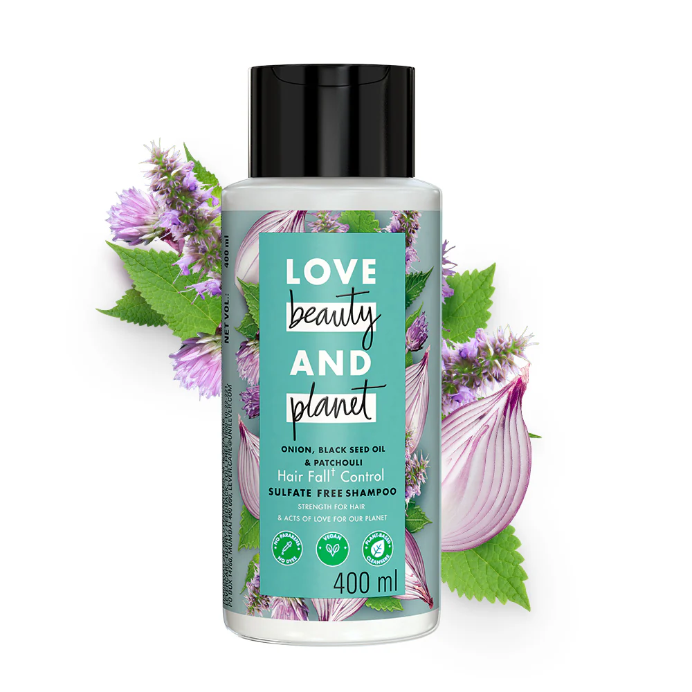 Onion, Black Seed & Patchouli Shampoo + Conditioner Combo - 400 ml Each - Image 3