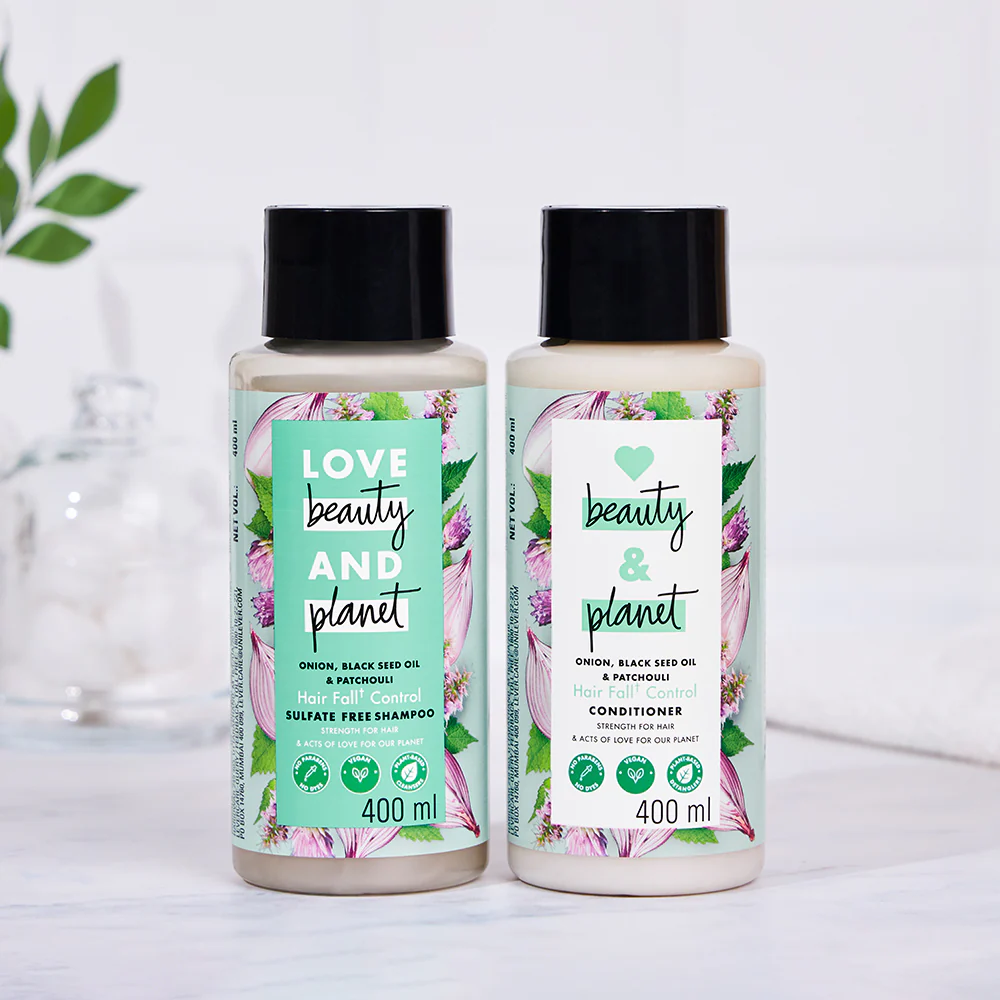 Onion, Black Seed & Patchouli Shampoo + Conditioner Combo - 400 ml Each - Image 9