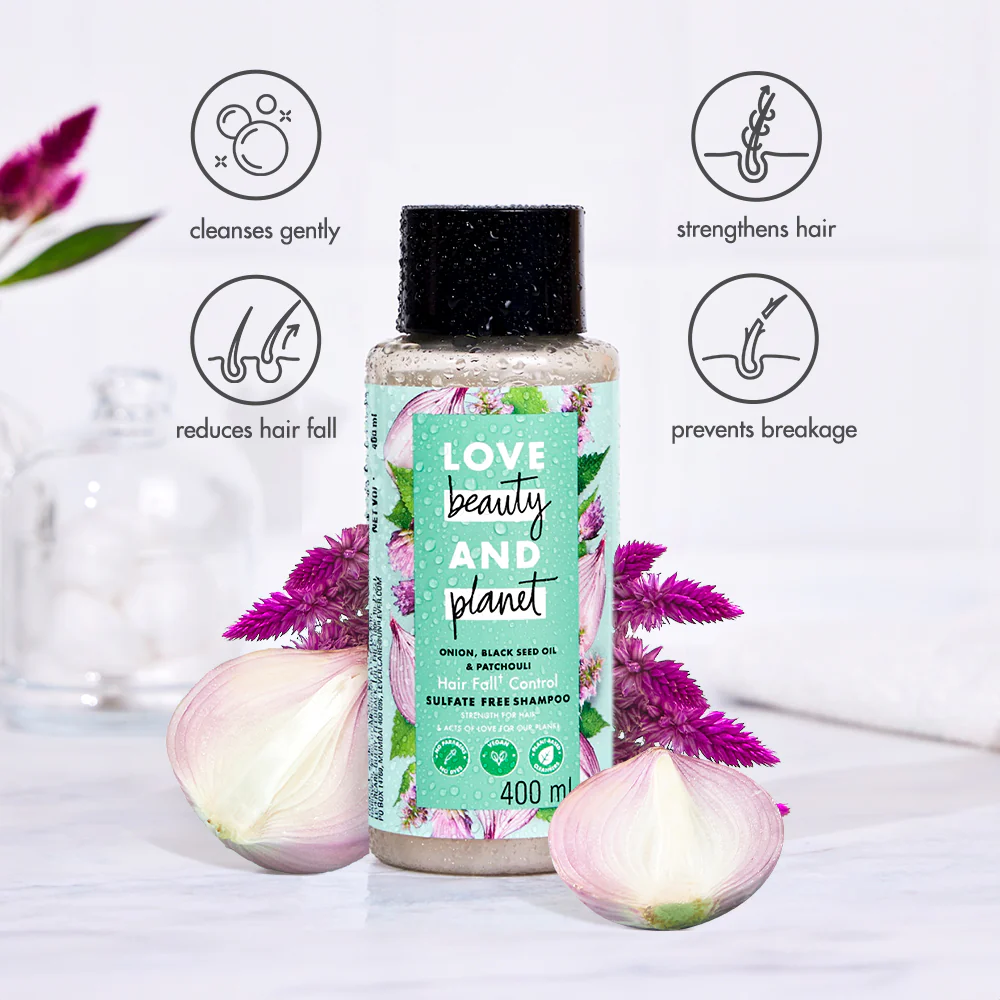Onion, Blackseed & Patchouli Shampoo - 400 ml - Image 7