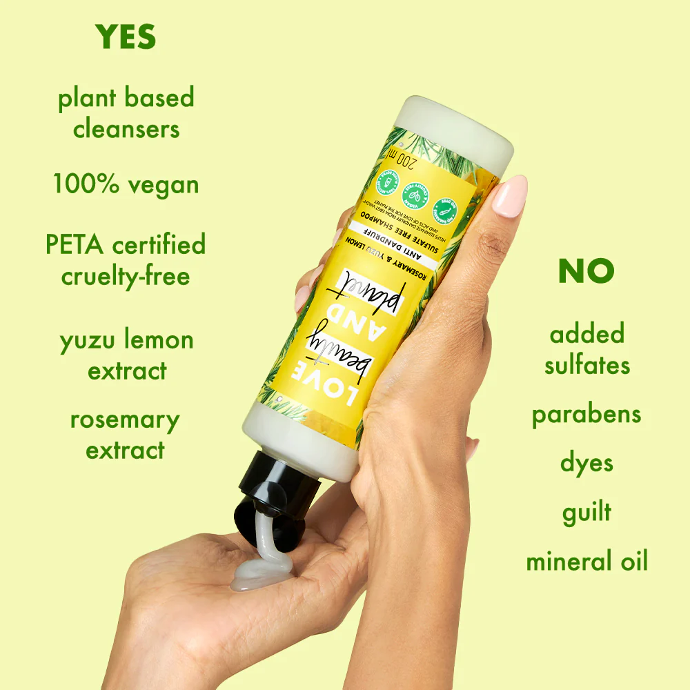 Rosemary & Yuzu Lemon Anti Dandruff Shampoo - 400 ml - Image 4