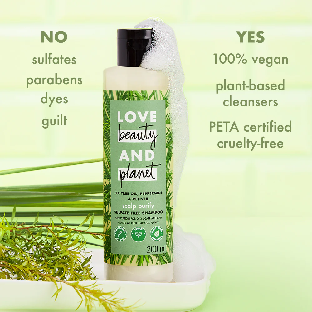 Tea Tree Oil, Peppermint & Vetiver Shampoo + Conditioner Combo - Image 6